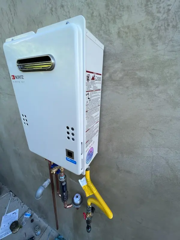 Tankless water heater installation for Hogan's Creek homes